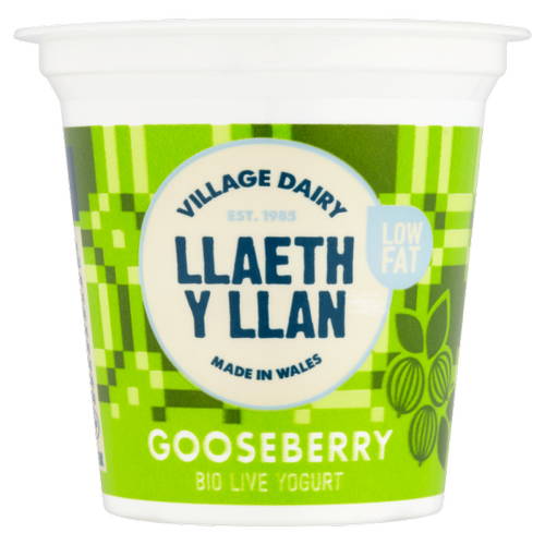 Llaeth Y Llan Gooseberry Yogurt 125g