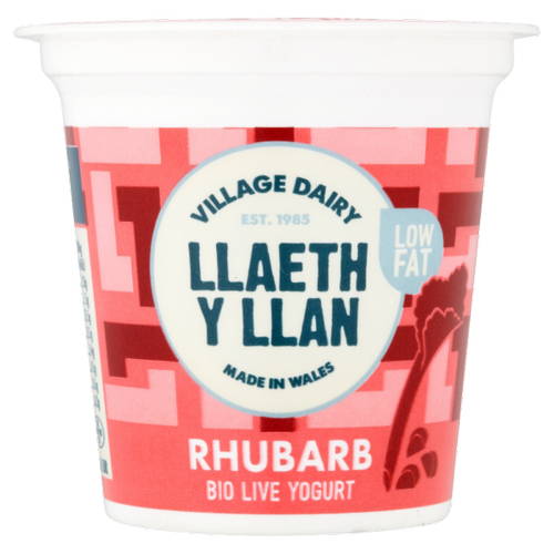 Llaeth Y Llan Rhubarb Yogurt 125g